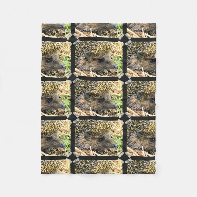 Igel Fleecedecke (Vorderseite)
