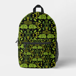 Igel Folk Art Bedruckter Rucksack