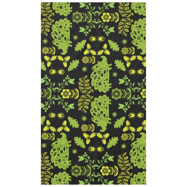 Igel Folk Art Tischdecke (Vorderseite)