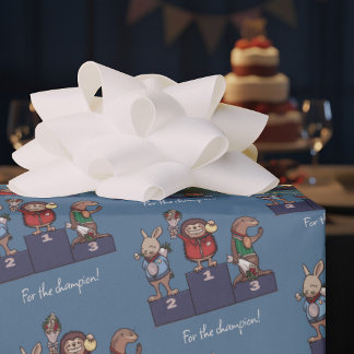 Igel Für Den Champion! Gut Gemacht Geschenk Kunstw Geschenkpapier