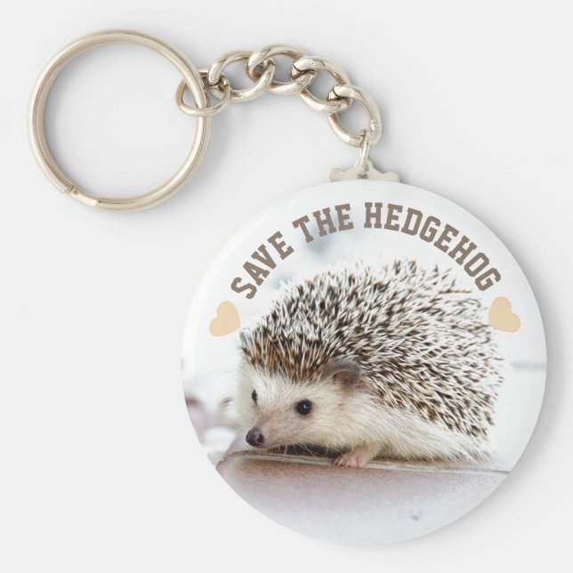 Igel gerettet schlüsselanhänger (Vorne)