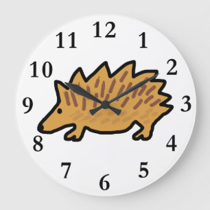 Igel Große Wanduhr