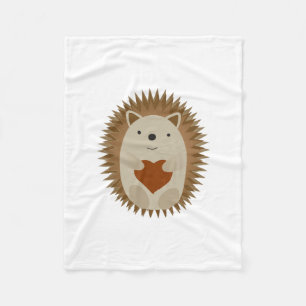 Igel Heart Fleecedecke
