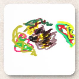 Igel Herbst Getränkeuntersetzer