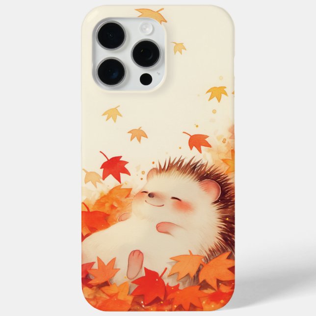 Igel-Herbstschlaf Case-Mate iPhone Hülle (Rückseite)