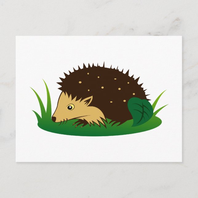 Igel Igel Postkarte (Vorderseite)