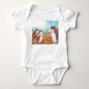 Igel Illustration Baby Strampler