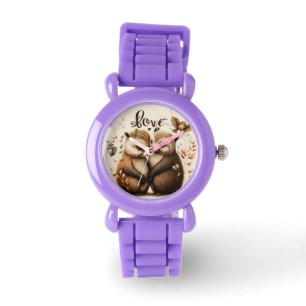 Igel in der Liebe Armbanduhr