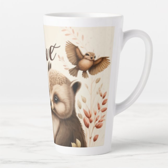 Igel in der Liebe Milchtasse (Rechts)
