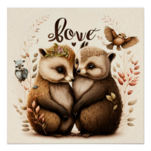 Igel in der Liebe Poster