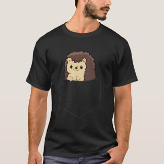 Igel in der Tasche Niedlich Pocket Igel T-Shirt