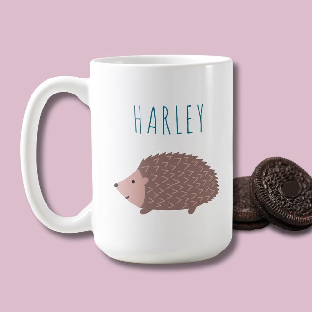 Igel Kaffeetasse (Personalized hedgehog coffee mug)