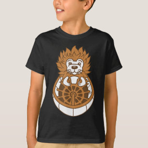 Igel Kapitän Skipper segelt süßer Cartoon-Seemann T-Shirt