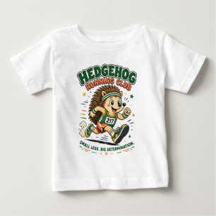 Igel Laufclub Süße Maskottchen-Shirt Baby T-shirt