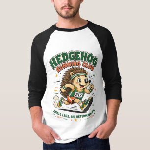 Igel Laufclub Süße Maskottchen-Shirt T-Shirt