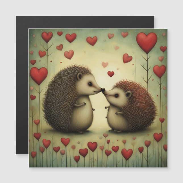 IGEL LIEBE 1 MAGNETKARTE (Vorne/Hinten)