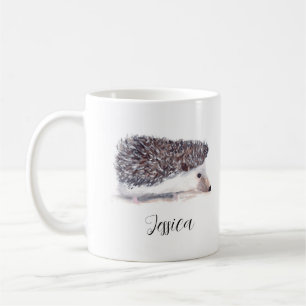 Igel Malerei Aquarell Wildtier Tier Kaffeetasse
