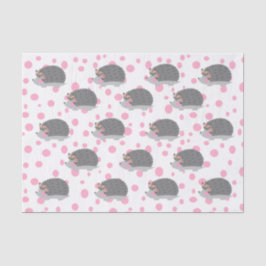 Igel mit Blumenzauber Seidenpapier