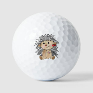Igel mit Kirschen Golfball