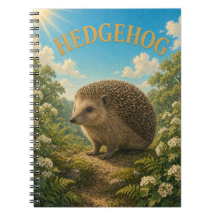 Igel Moosiger Wald Wasserfarbe GeoSaga Notizblock