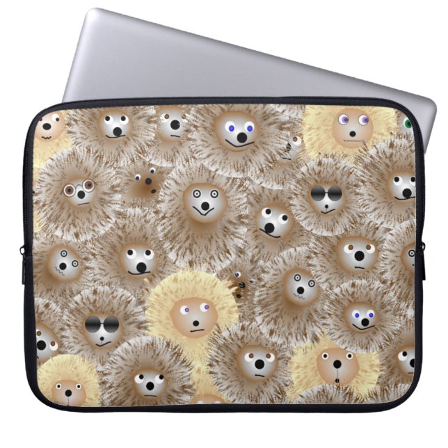 Igel Neopren Laptop Schlauch 35 cm Laptopschutzhülle (Vorderseite)
