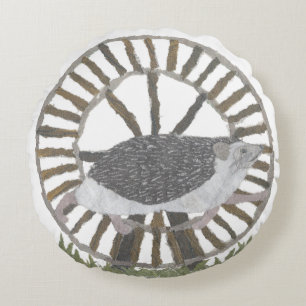 Igel Pillow Rundes Kissen