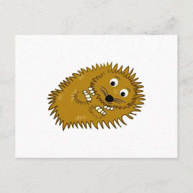 Igel Postkarte (Vorderseite)