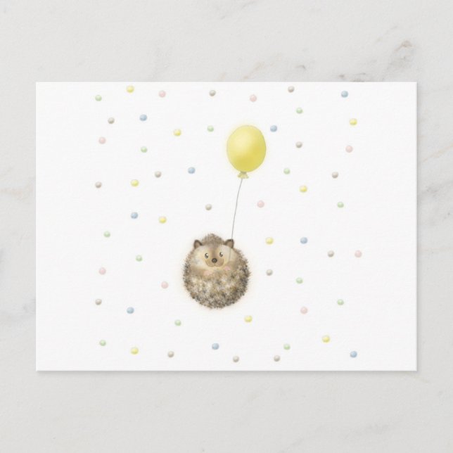 Igel Postkarte (Vorderseite)