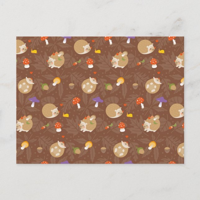 Igel Postkarte (Vorderseite)