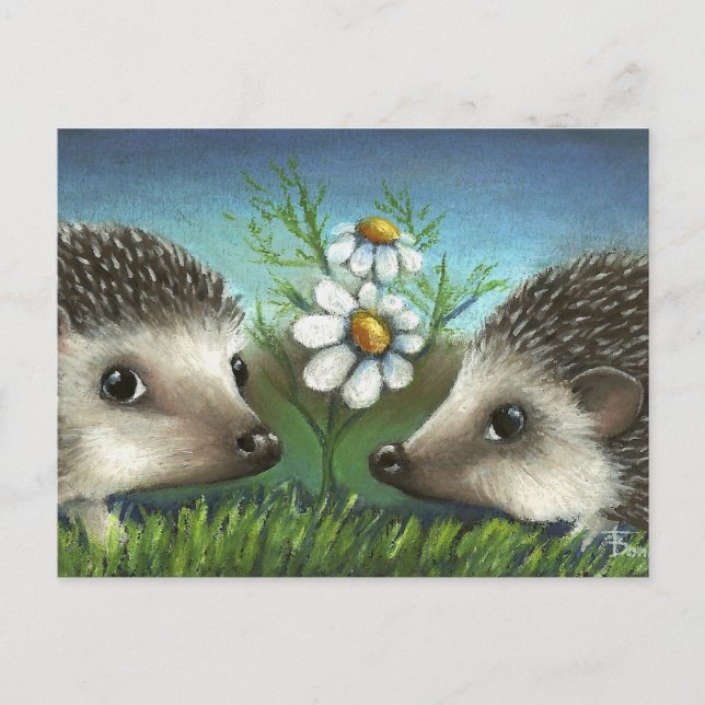 Igel Postkarte (Vorderseite)