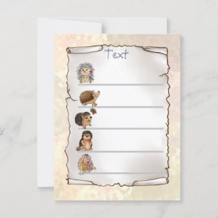 Igel postkarte