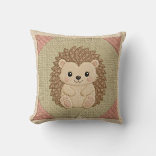Igel-Quilt Kissen