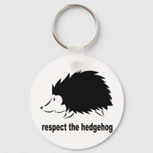 Igel - respektieren Sie den Igel Schlüsselanhänger
