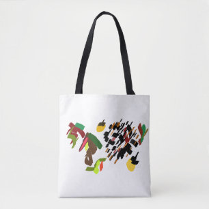 Igel rollt Herbst Tasche