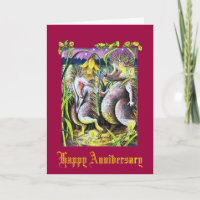 Igel-Rubin-Hochzeitskarte