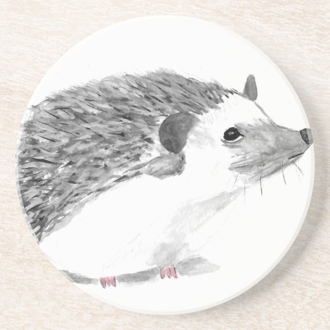 Igel Sandstein Untersetzer (Vorne)