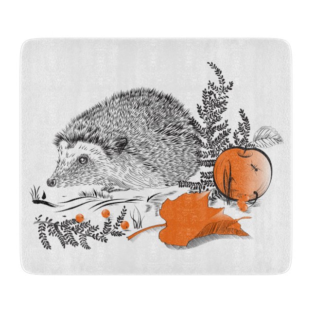Igel Schneidebrett (Vorderseite)