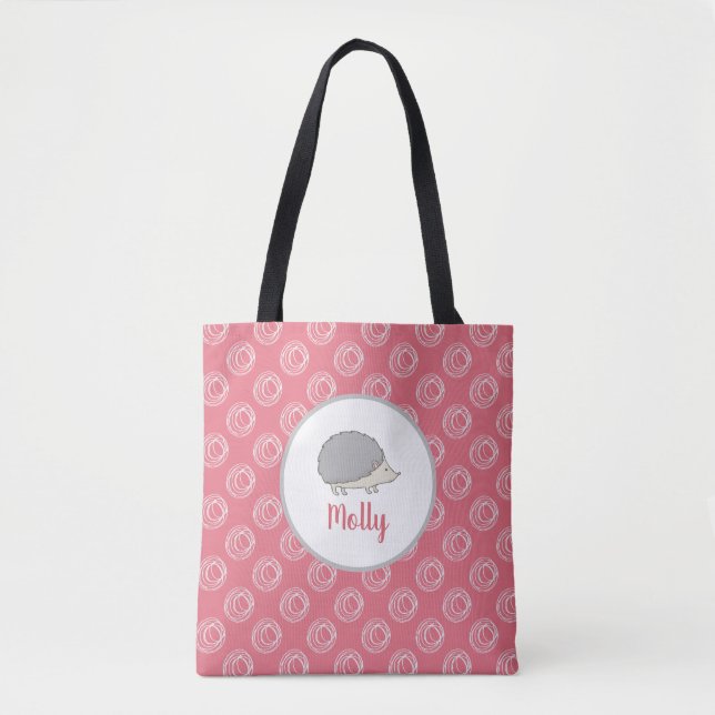 Igel Seien Sie froh, immer Personalisiert Tote Tas Tasche (Vorderseite)