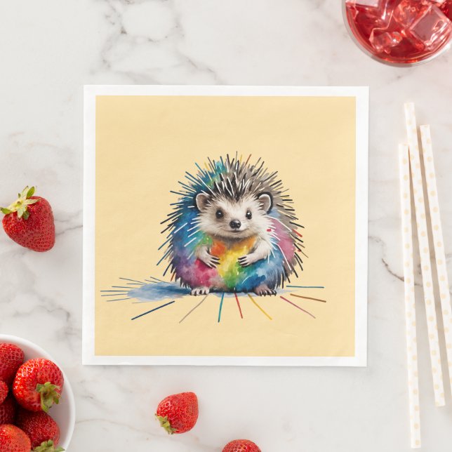 Igel Serviette (Beispiel)