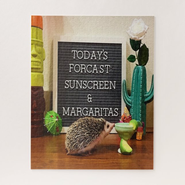 Igel Sunscreen und Margaritas (Vertikal)