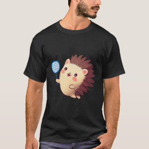 Igel Tennis und Badminton T-Shirt