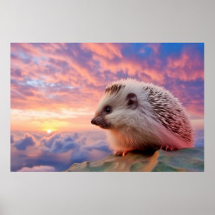 Igel Tierart Majestic Wild Poster