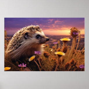 Igel Tierwelt Wildnis Kunst, Dichtung und Musik Poster