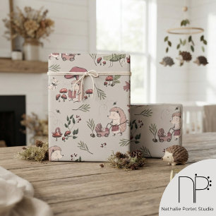 Igel-Toile-Kinder Geschenkpapier