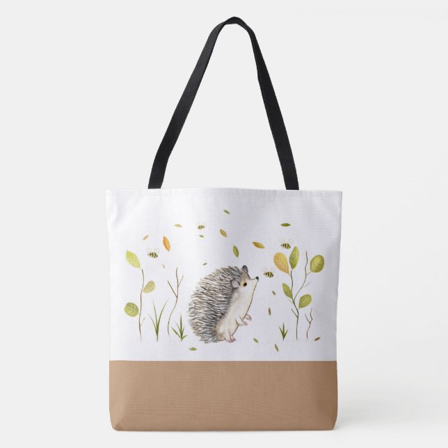 Igel Tote Bag Tasche (Vorderseite)