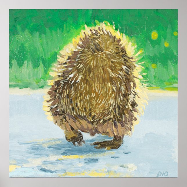 Igel Tush, Süßer Igel Poster (Vorne)