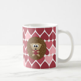 Igel und Herz Kaffeetasse