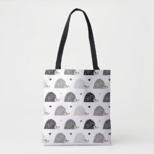 Igel und Herzen Tasche