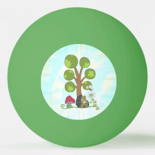 Igel unterm Baum Tischtennisball