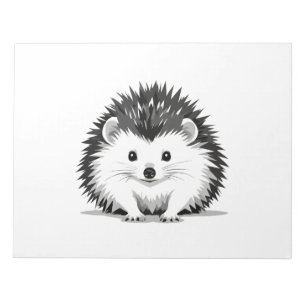Igel Vector Graphic Art Portrait Animal Spirit Notizblock